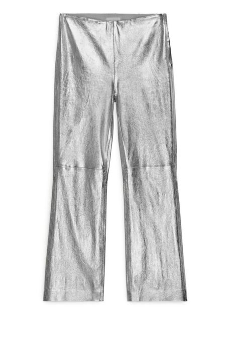 Best silver pants for your holidays season, silver coated pants 

#LTKfindsunder100 #LTKSeasonal