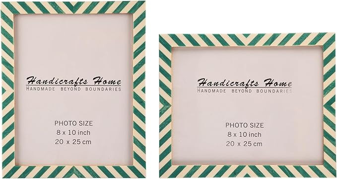 Handicrafts Home 8x10 Picture Frames Pack of 2 - Candy Cane Collection Handcrafted Photo Frames, ... | Amazon (US)