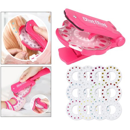 360 Multiple Blingers Deluxe Set With Shape Colors Gems Girls Funny DIY Crystal Diamond Mobile Stick | Walmart (US)