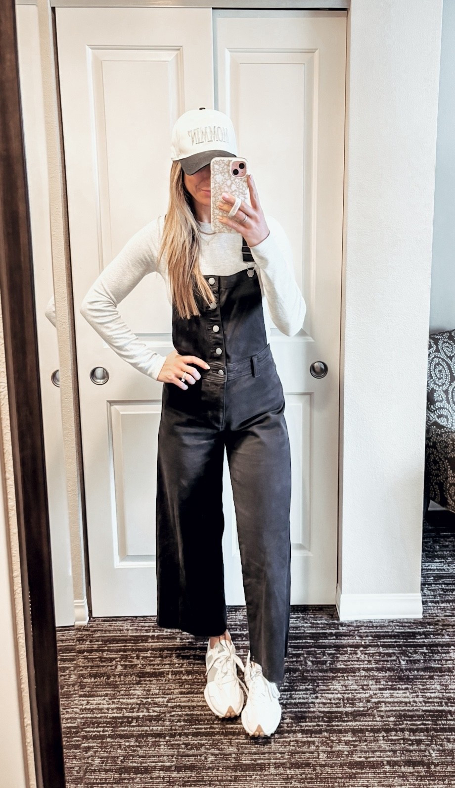 Volleyball watching outfit day #3 🏐 perfect spring day outfit!! 💐

I chopped the bottoms of these overalls to make them look more ankle length. I’m 5’6” for reference.  

Target style | overalls | spring outfit 2026 | sports mom | casual outfit | mom outfit inspo

#LTKSeasonal #LTKmomlife #LTKootd