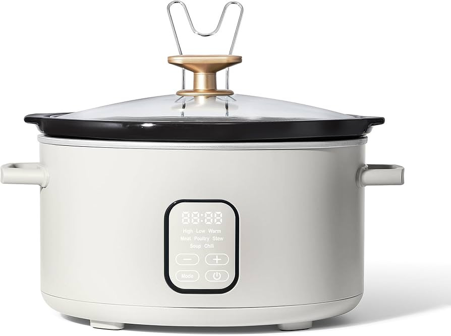 COOLHOME 6 Quart Programmable Slow Cooker, White Icing by Drew Barrymore (White Icing) | Amazon (US)
