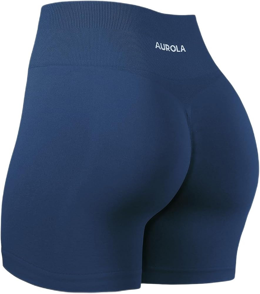AUROLA Pantalones cortos de entrenamiento Dream de 5 pulgadas para mujer, suaves, suaves, cómodo... | Amazon (US)
