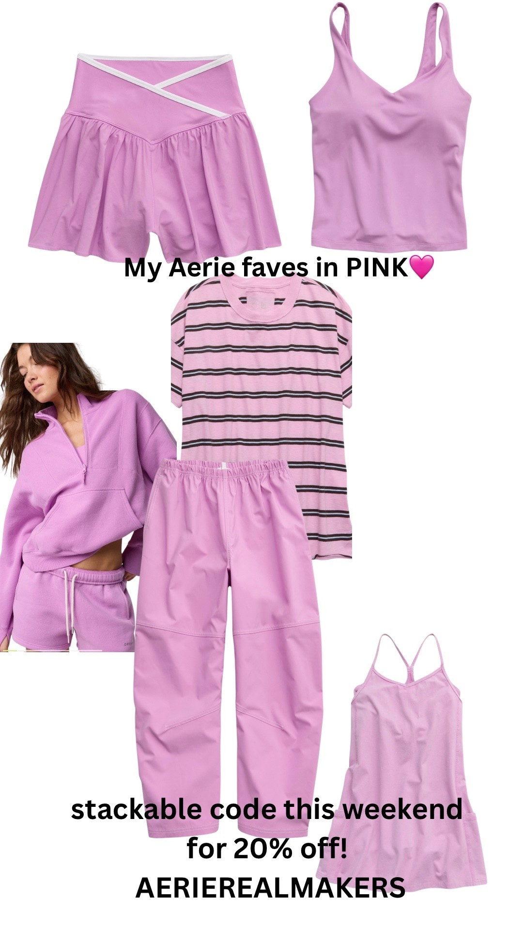 #aerie faves in my favorite color! 💕 #aerierealmakers #pink