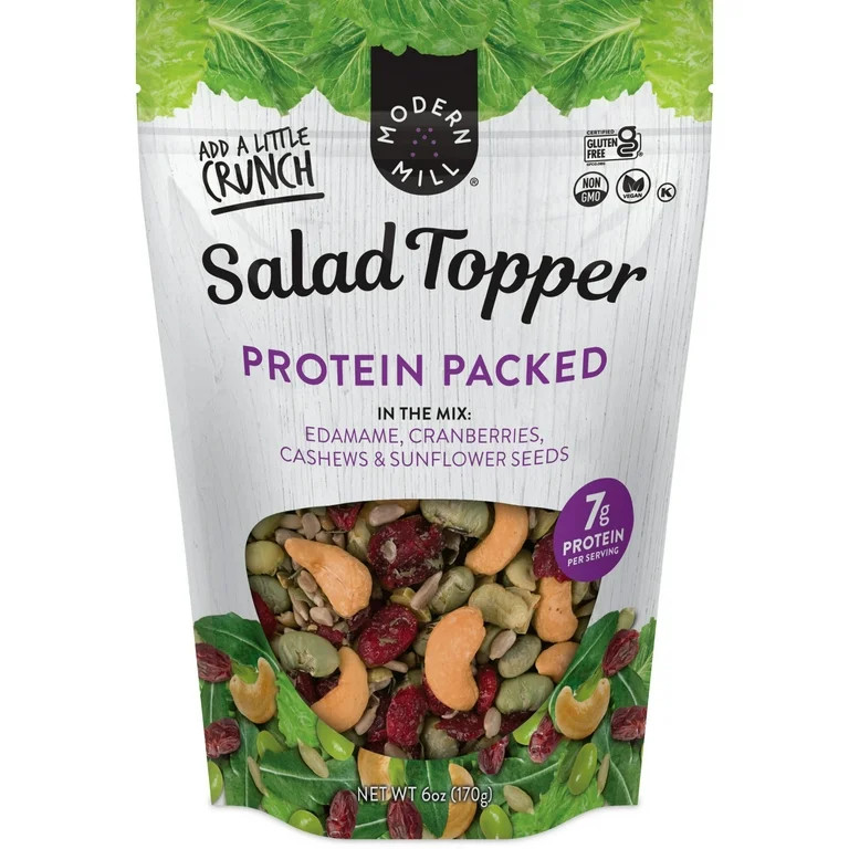 Modern Mill Gluten-Free Protein Packed Salad Topper, 6 oz | Walmart (US)