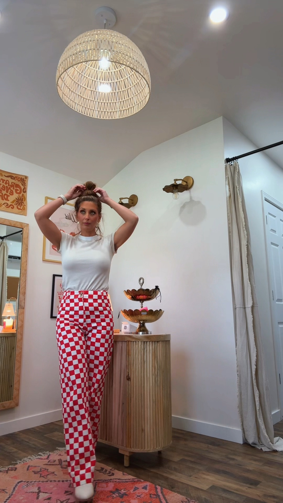 Bold pattern and loud color pants? Sign. Me. Up  

#LTKStyleTip #LTKFindsUnder100 #LTKSummerEdit