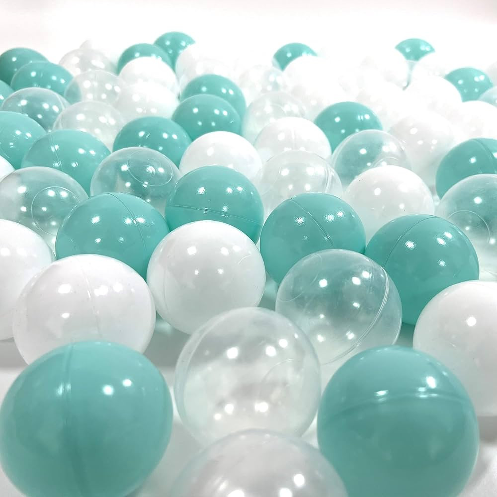 99JGDAX Baby Ball Pit Balls Babies 100 Pcs Play Plastic Crush Proof Balls for Kids | Amazon (US)