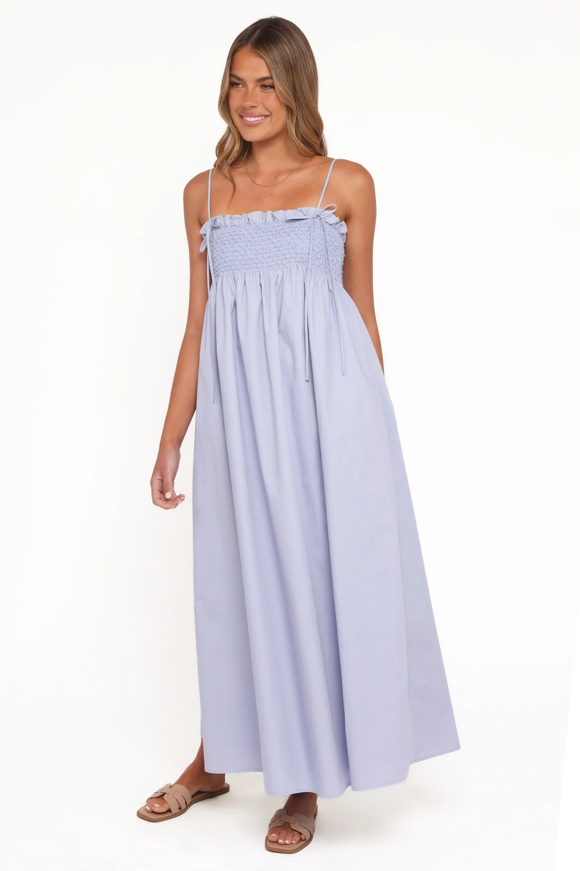 Josie Maxi Dress - Cornflower Blue | Petal & Pup (US)