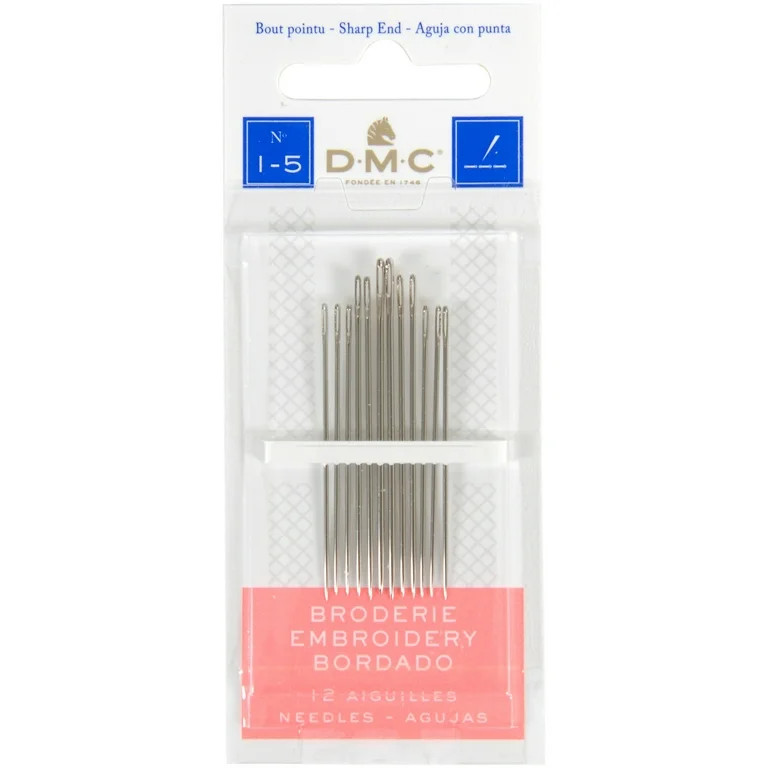 DMC Embroidery Hand Needles Size5 Hand-Sewing Needles (12 Piece) | Walmart (US)