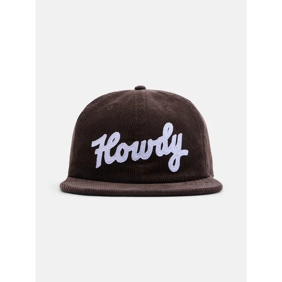 George Men's Howdy Washed Cotton Corduroy Hat, Brown | Walmart (US)