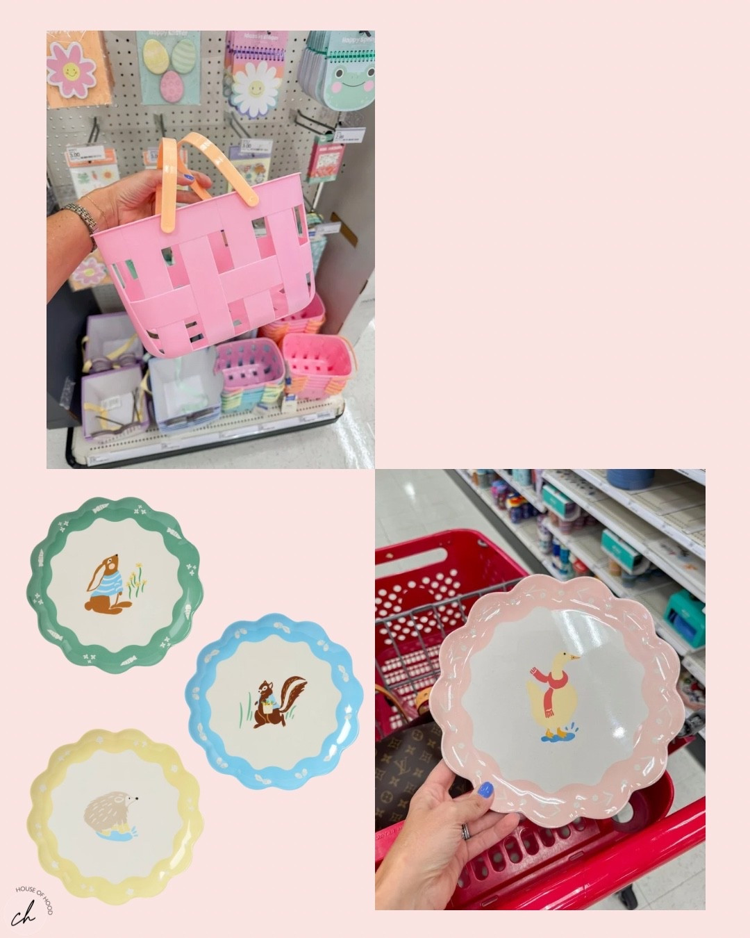 Kids Easter baskets and new Spring dinnerware for kids! 