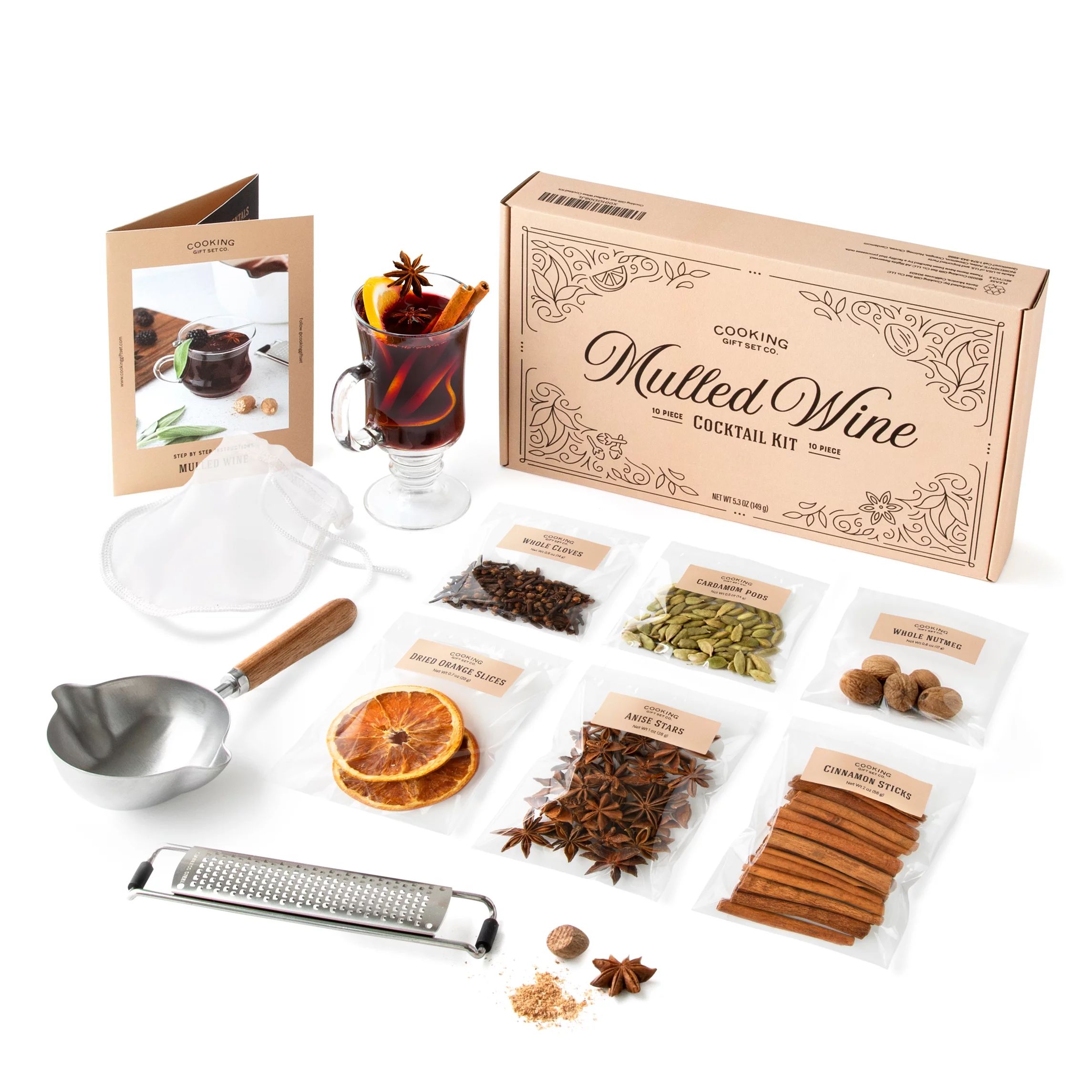 Cooking Gift Set | Mulled Wine Kit | Gift for Wine Lover, Secret Santa, Friend Gifts - Walmart.co... | Walmart (US)