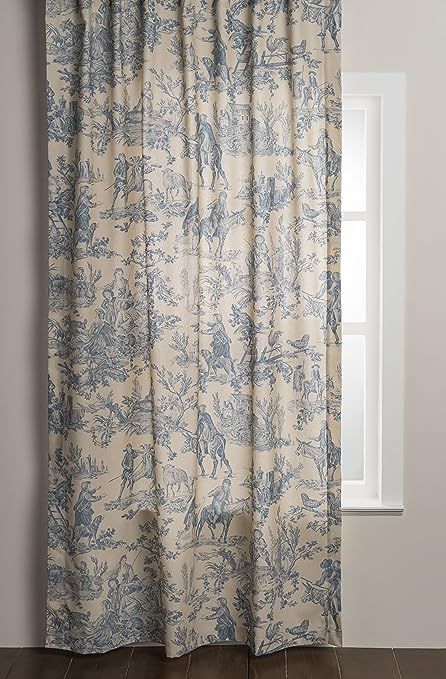 Maison d' Hermine 100% Cotton Curtain The Miller One Panel Darkening Curtains for Living Rooms Be... | Amazon (US)