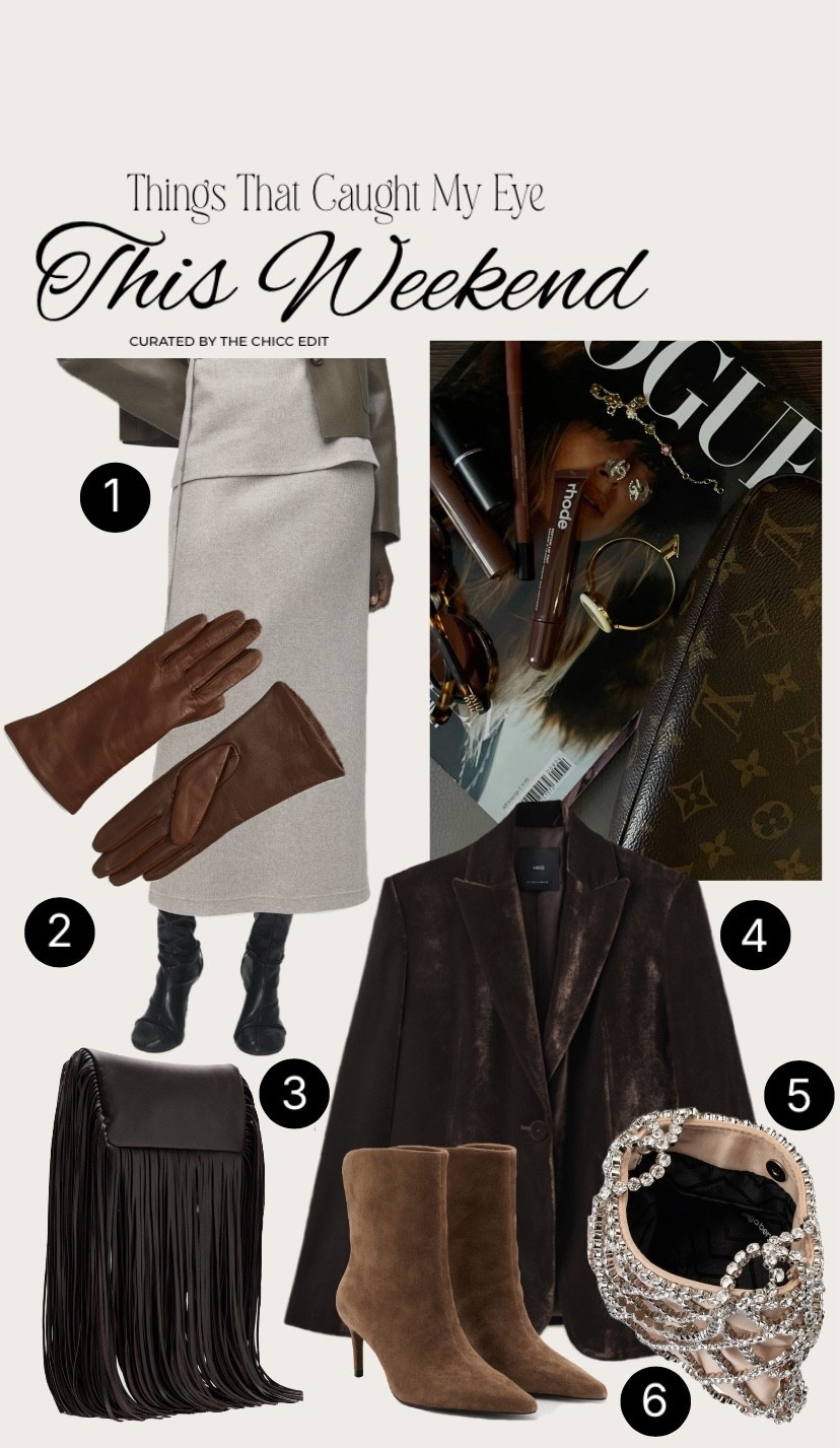 Things that caught my eye 👁️ 

#blazer #skirt #bag #gloves #boot clutch heels coat cardigan belt earrings socks suede fringe 

#LTKootd #LTKOver40 #LTKWorkwear