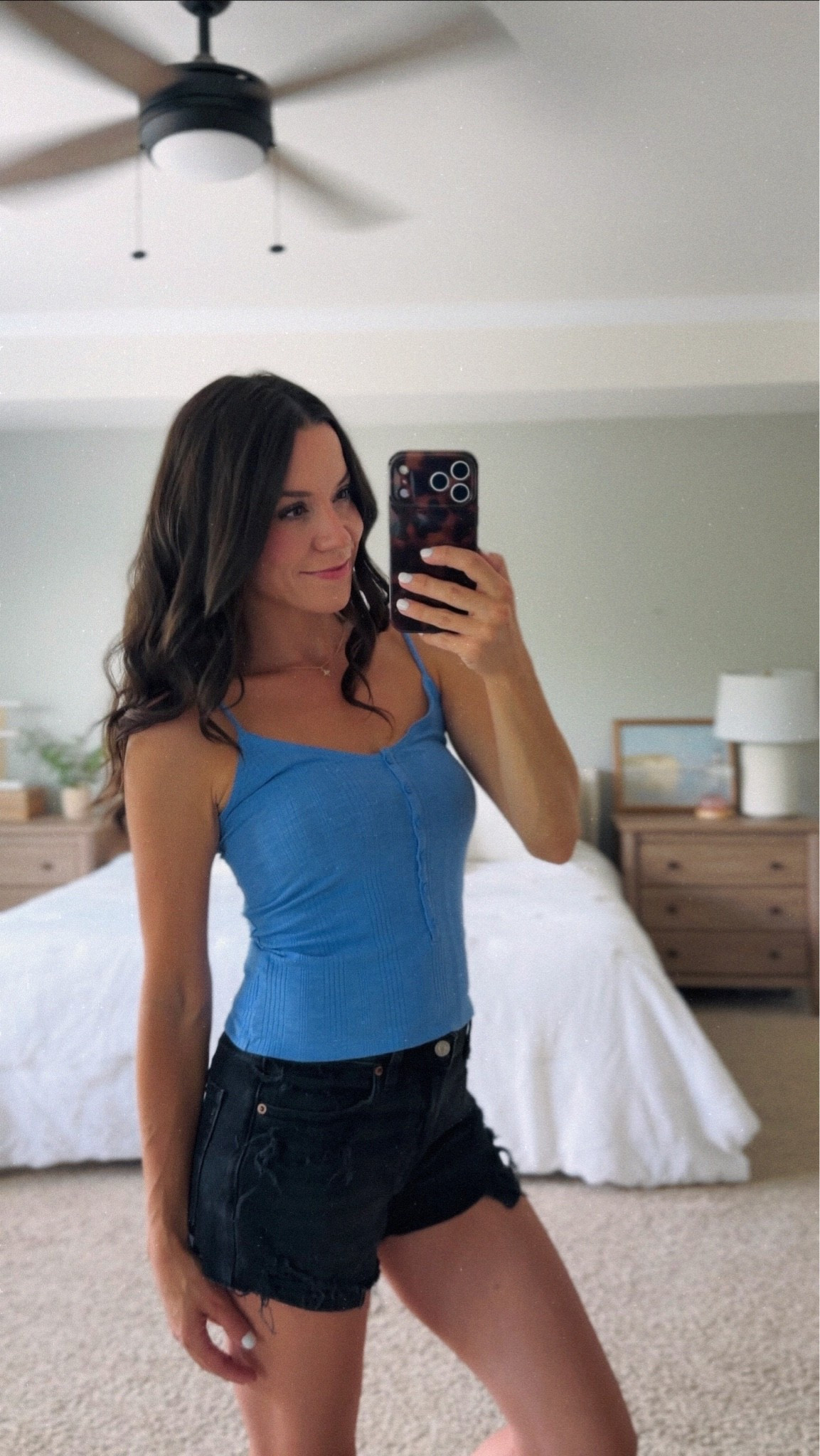 AE is the place for the perfect stretchy shorts!! They have this amazing line and I have them in multiple colors. This cami’s color caught my eye (I love how it helps make me look tan.) it has the prettiest details and comes in multiple colors.

#LTKootd #LTKmomlife #LTKdayinmylife