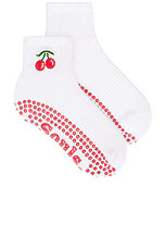 Souls. Very Cherry Grip Socks in White from Revolve.com | Revolve Clothing (Global)