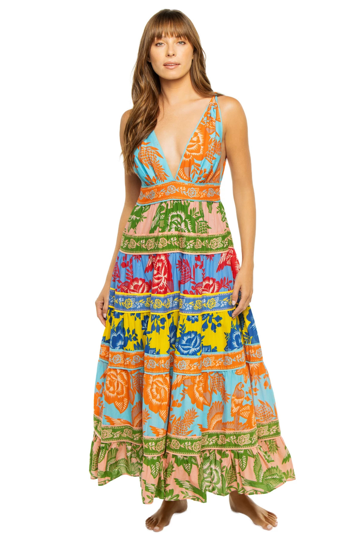 Mixed Lace Garden Midi Dress | Everything But Water