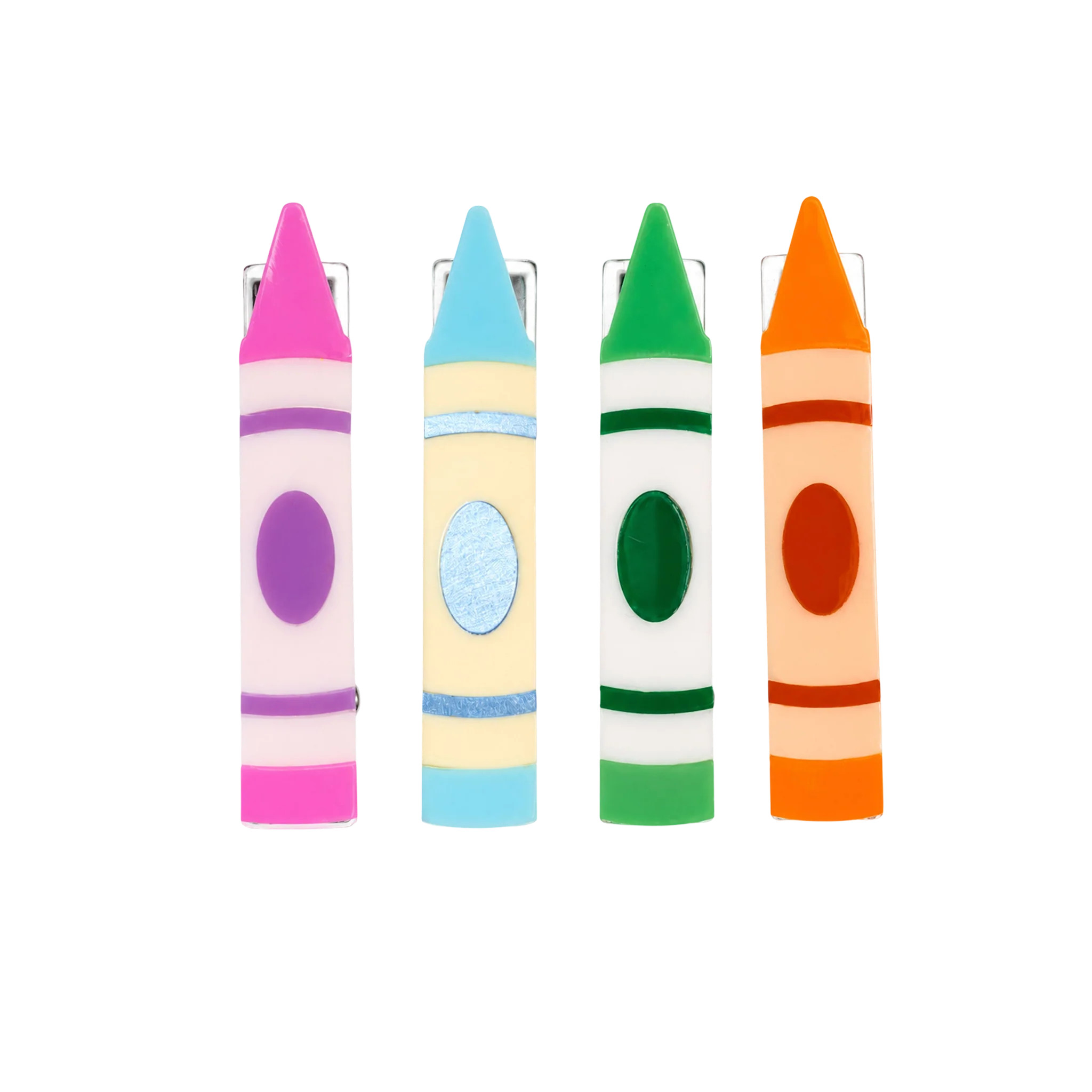 Crayon Clip Set | Pink Chicken