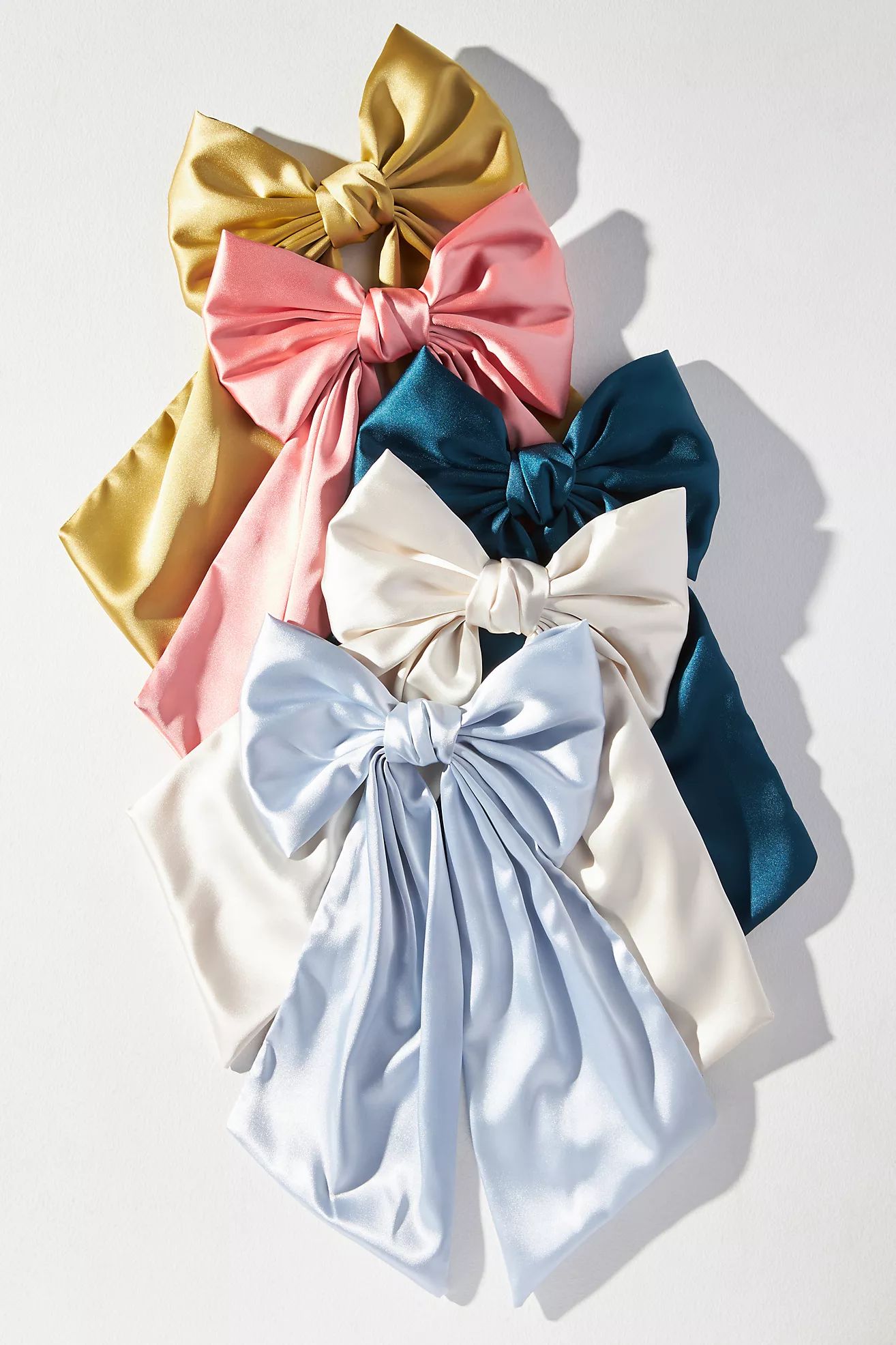 Satin Bow Hair Barrette | Anthropologie (US)