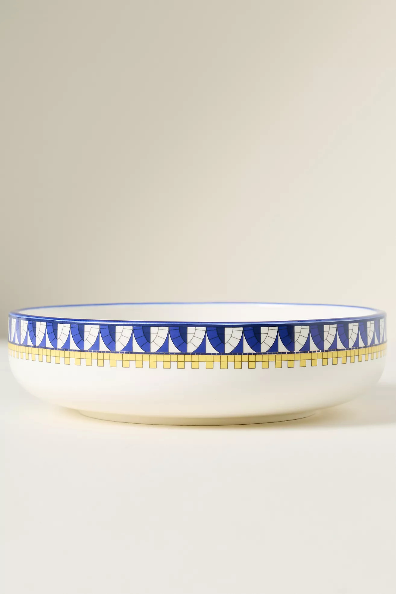 The Bistro Tile Stoneware Pasta Bowl: Italia Edition | Anthropologie (US)