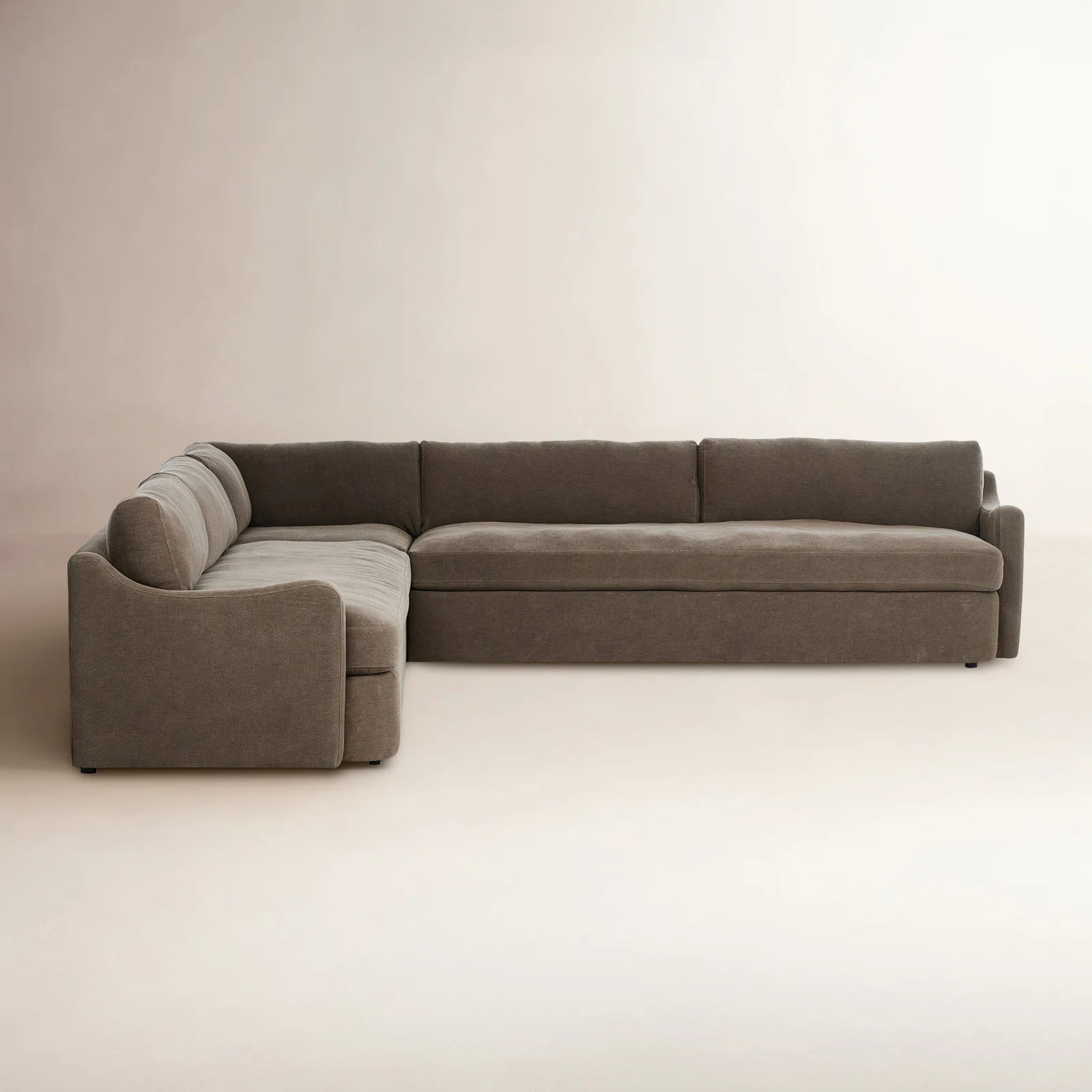 Amber Lewis x Four Hands Sloped Arm 3 - Piece Sectional | Joss & Main | Joss & Main