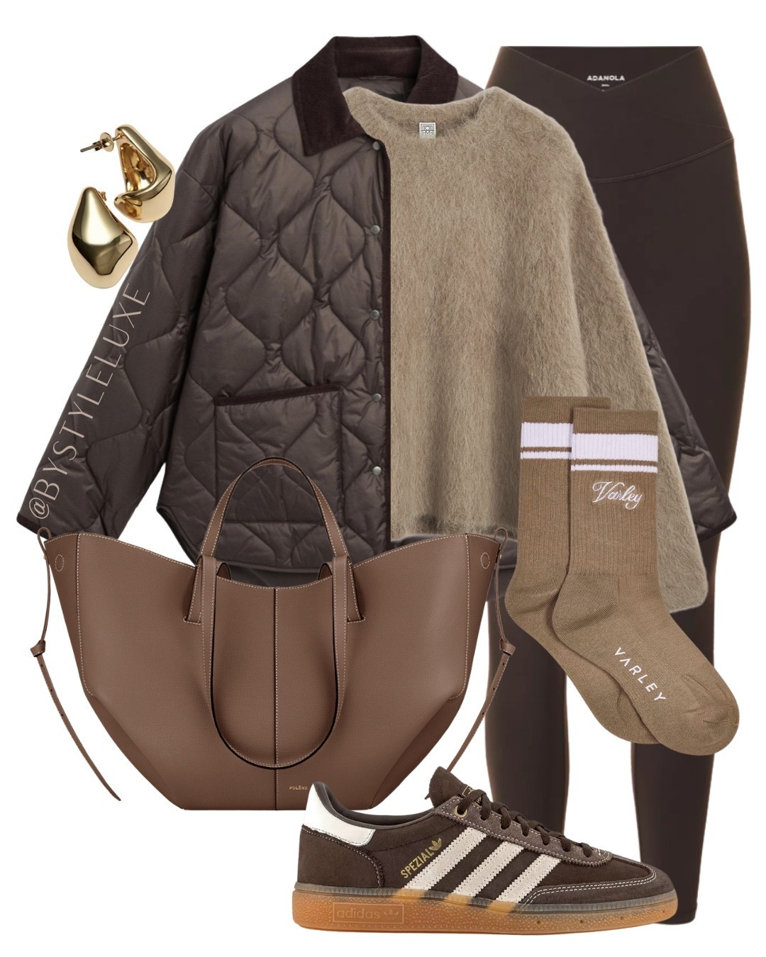 CASUAL LOOK - styling this practical and stylish quilted jacket with leggings and Spezials for an off duty look 

#trainers #jacket #autumnoutfit 

#LTKwinter #LTKautumn #LTKshoes