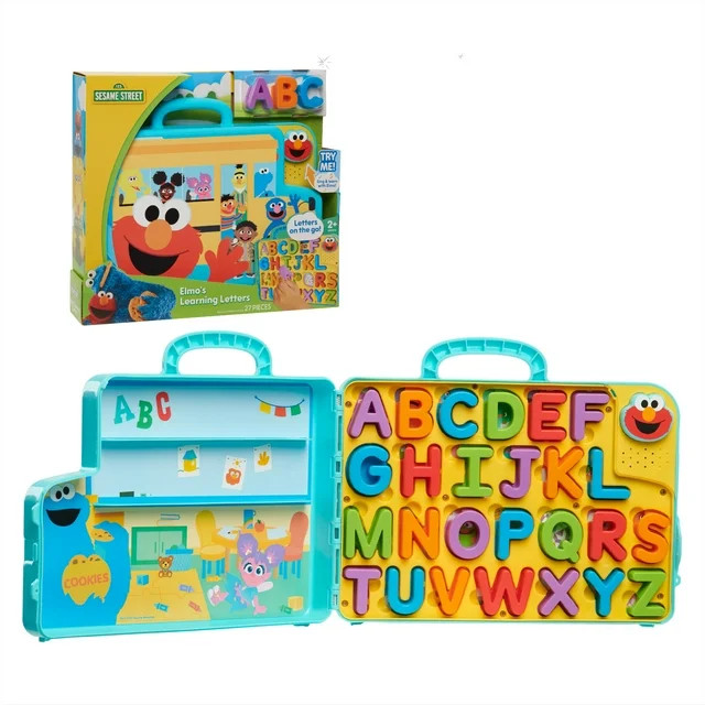 Sesame Street Elmo’s Learning Letters Bus Activity Board, Preschool Learning and Education, Yel... | Walmart (US)