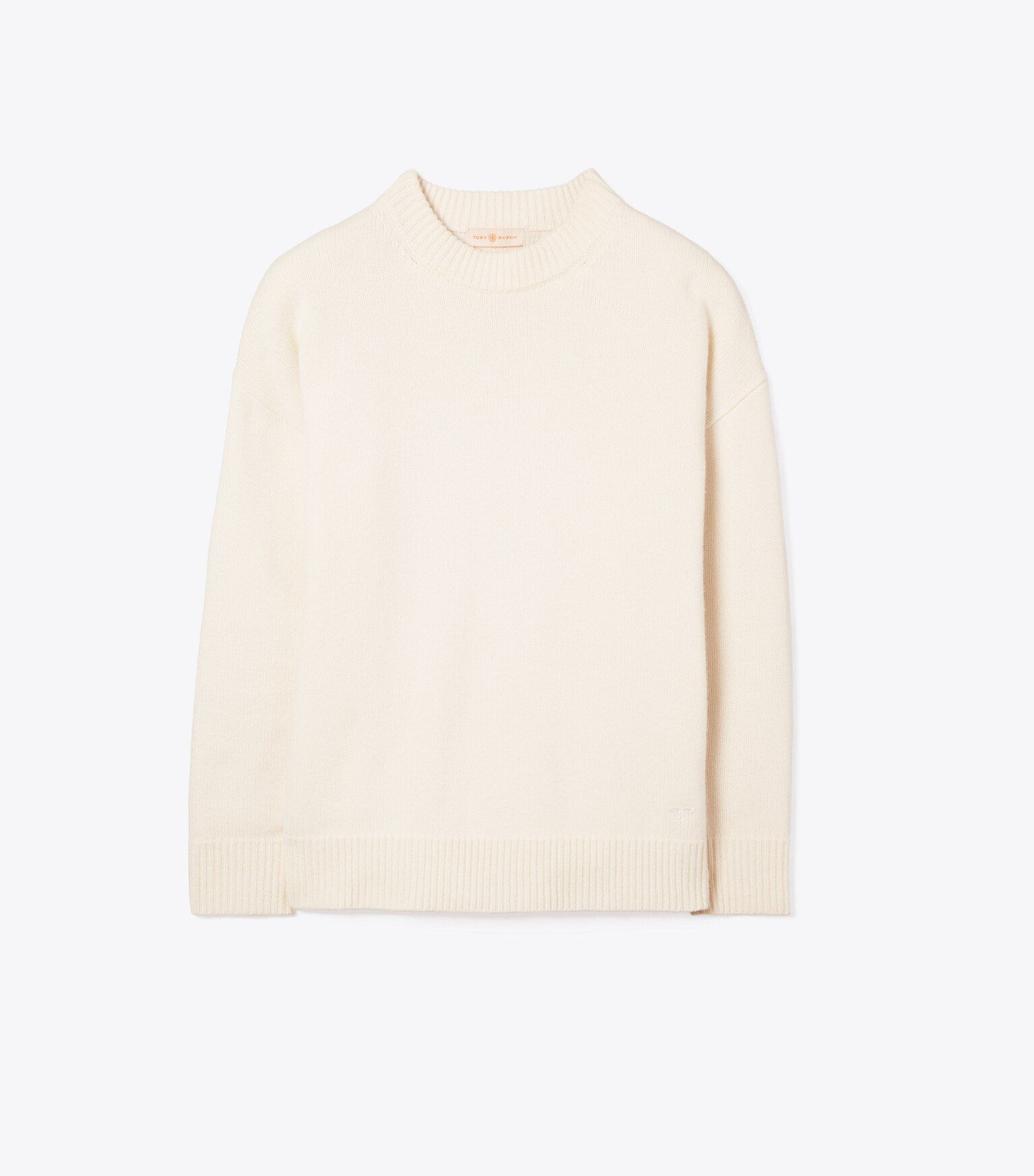 Oversized Cashmere Crewneck Sweater | Tory Burch (US)