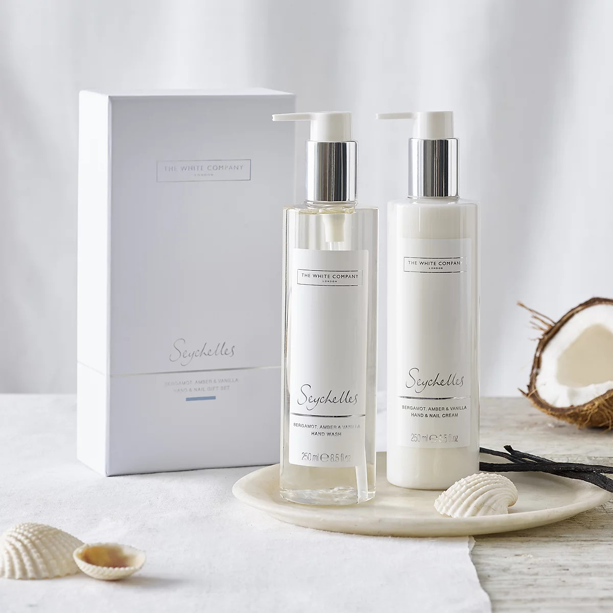 Seychelles Hand & Nail Gift Set | The White Company UK & ROW