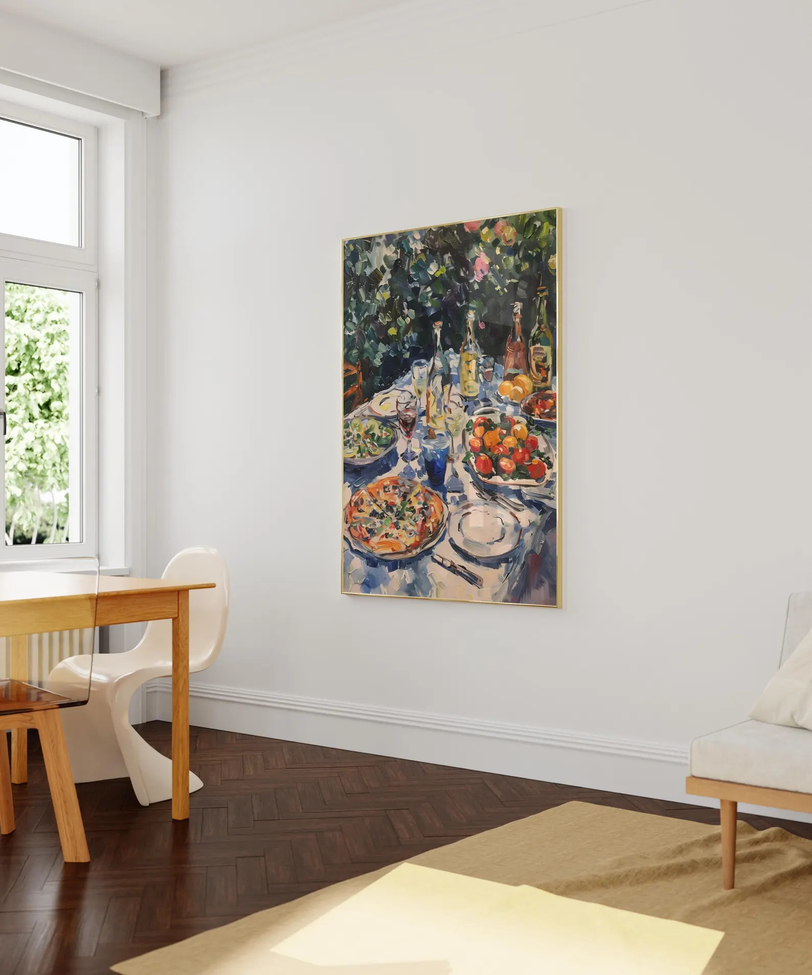 Al Fresco Dining Print Dinner Table Print Mediterranean Wall Art Italian Food Print Pizza Pasta W... | Etsy (US)
