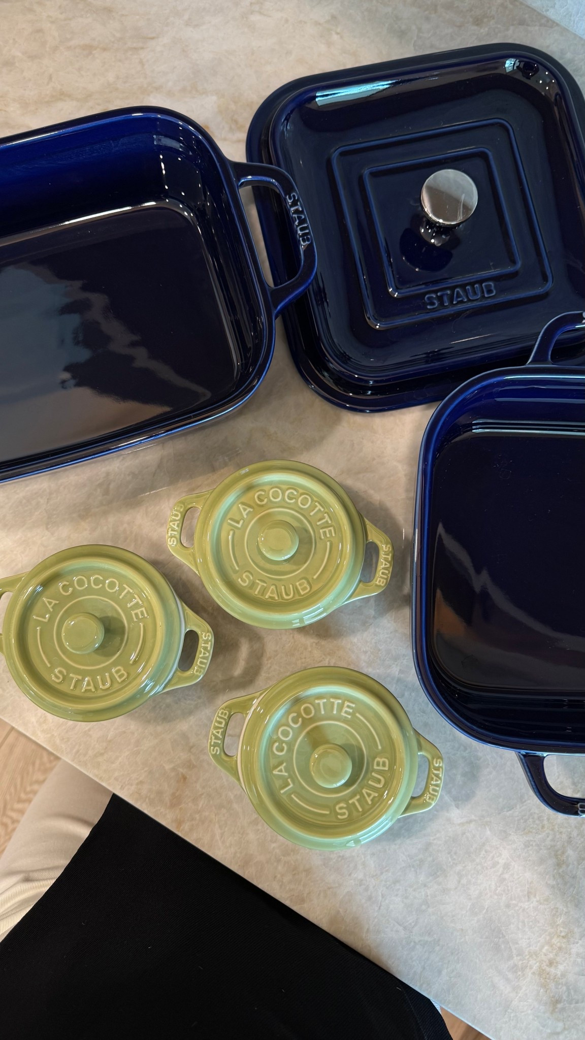 Mini - I got mine at Tj Maxx for $12 each but linking other colors!
3 set piece - on SALE 