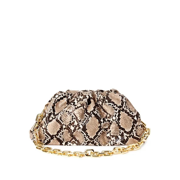 Scoop Ruched Clutch Handbag | Walmart (US)