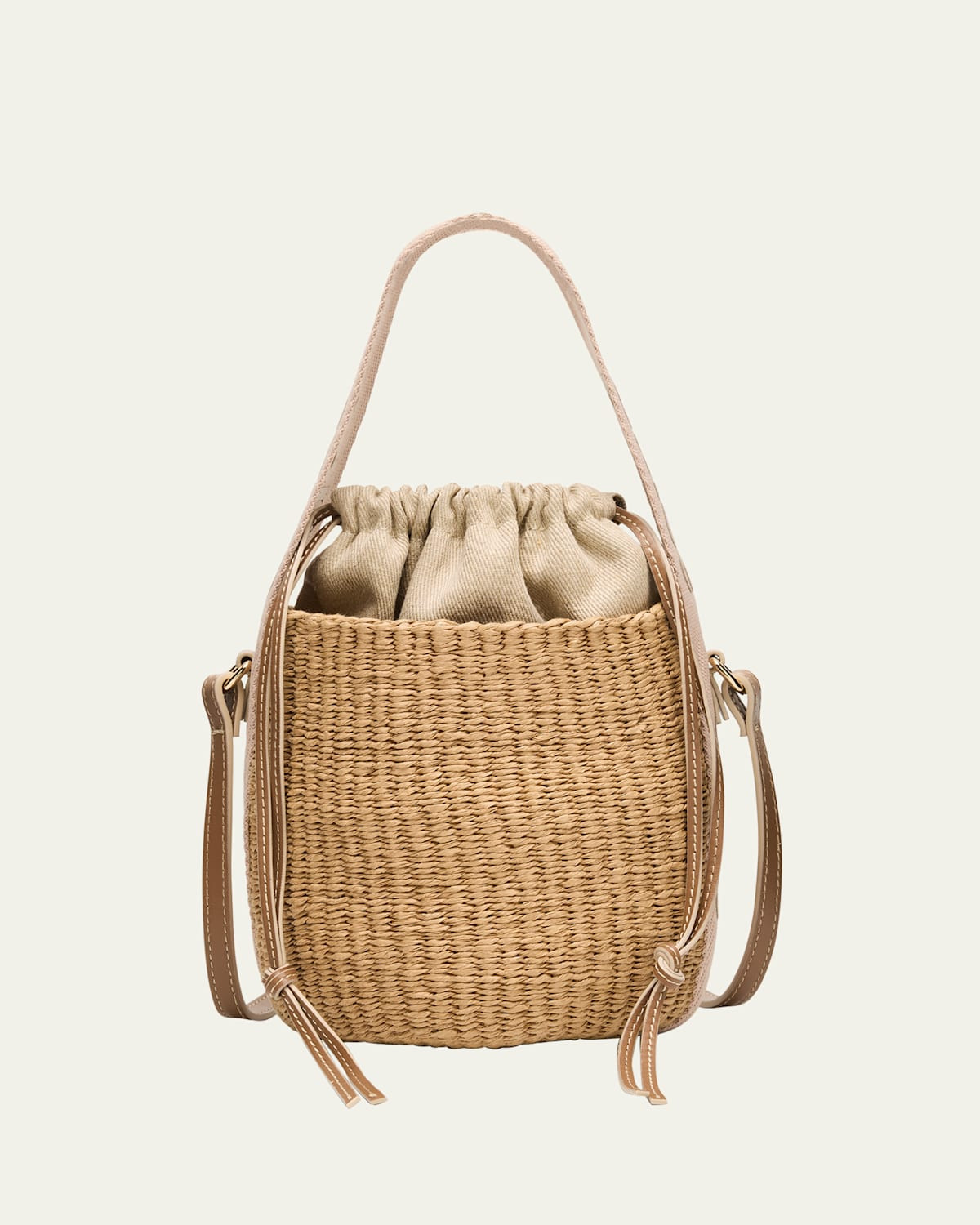 Woody Small Mifuko Basket Bag with Logo Webbing | Bergdorf Goodman