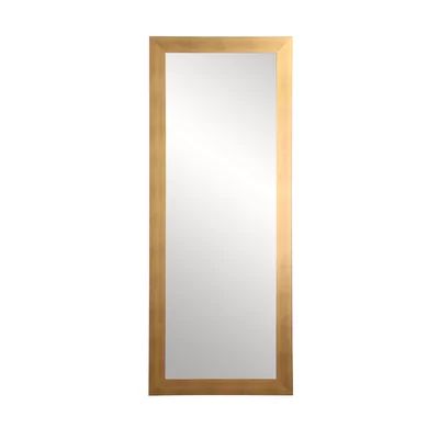 Robby Industrial Loft Full Length Mirror Mercer41 Finish: Brushed Gold | Wayfair North America