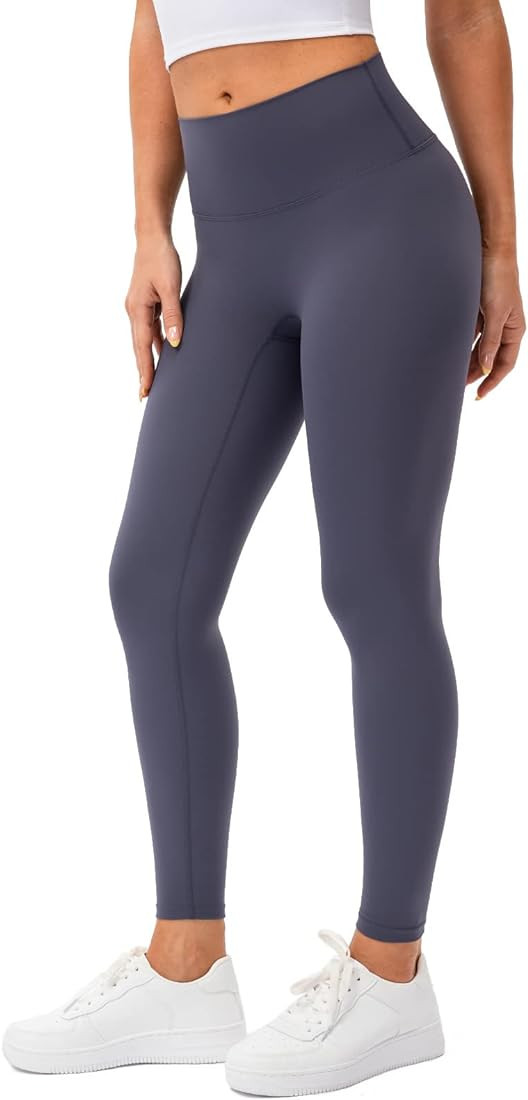 Lavento Women's All Day Soft Yoga Leggings No Front Seam - Buttery Soft Workout Active Legging fo... | Amazon (US)