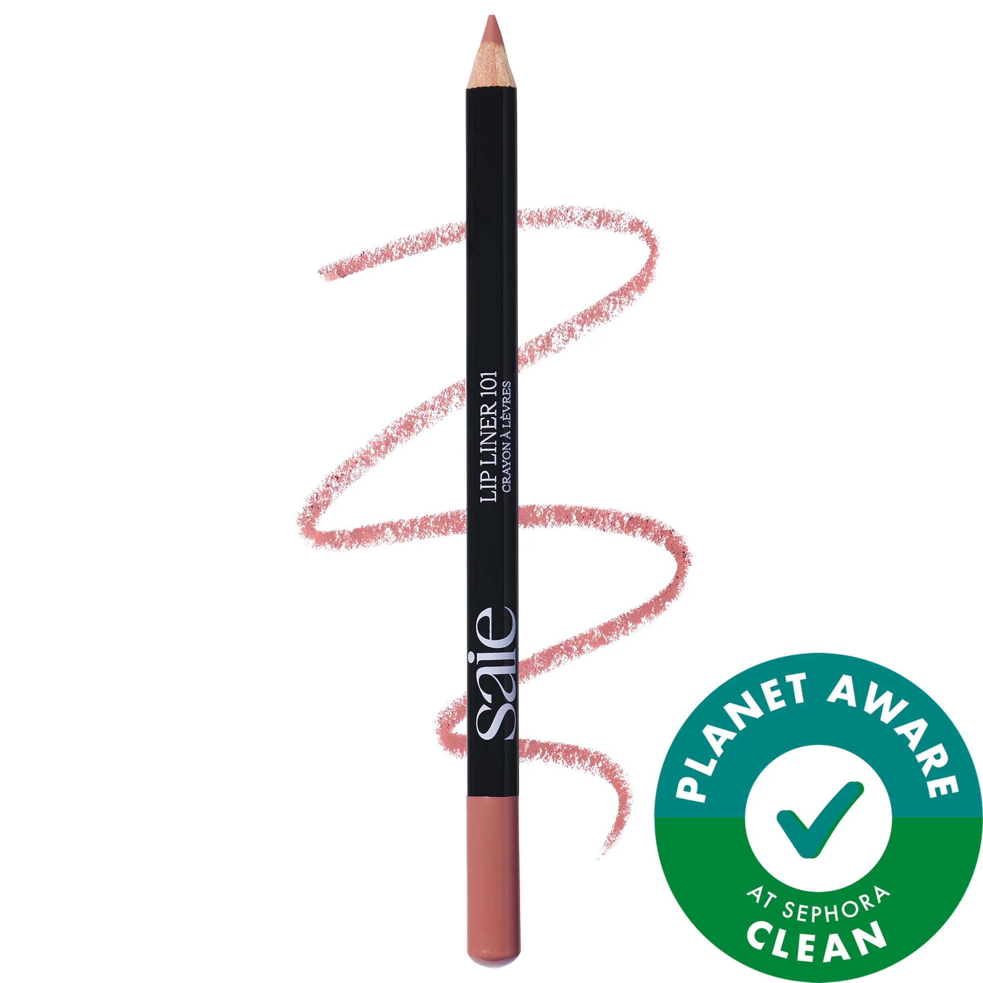 Saie Lip Liner 101: Creamy & Nourishing Lip Pencil Wink .05 oz/1.41 g | Sephora (US)