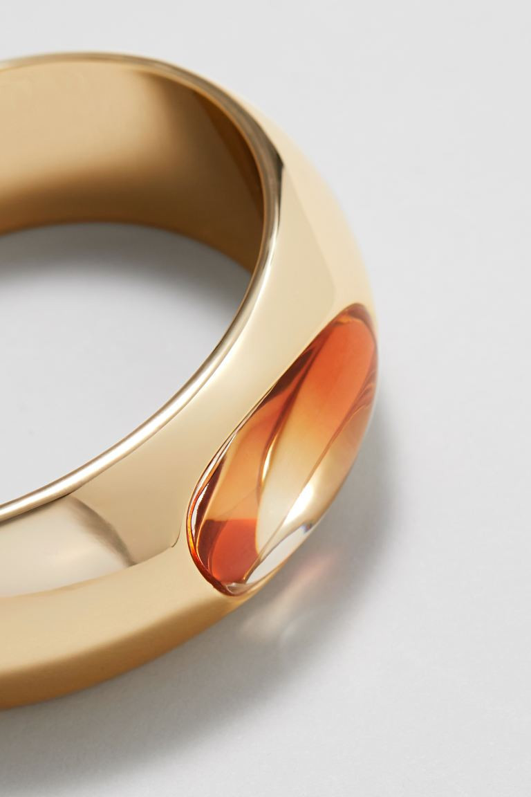 Embellished Cuff Bangle - Gold - Ladies | H&M GB | H&M (UK, MY, IN, SG, PH, TW, HK)