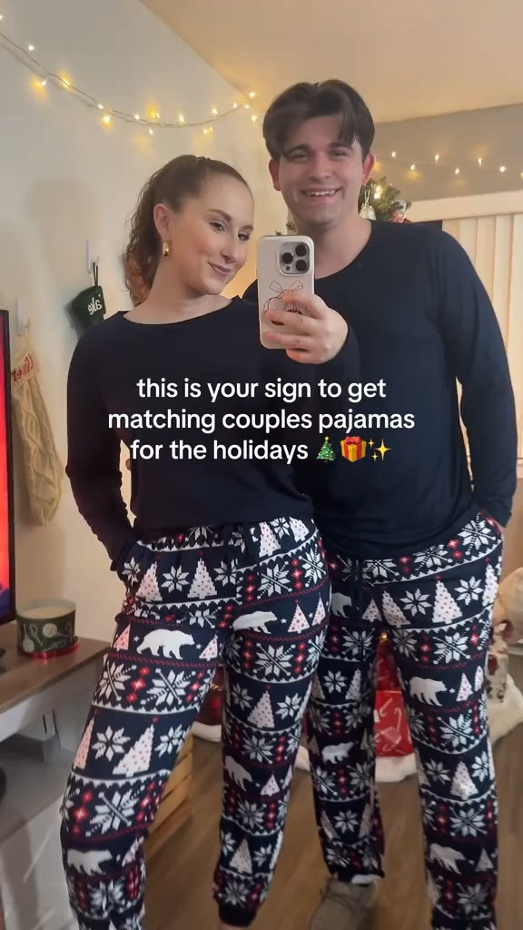 Cute couples pajamas for the holidays 🎄✨🫶🏼 

#LTKGiftGuide #LTKSeasonal #LTKHoliday