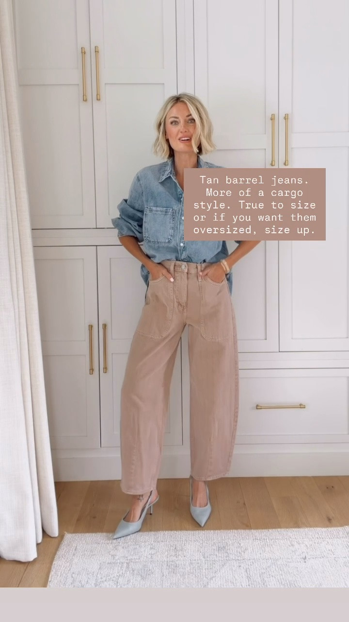 I can’t stop getting this barrel style jean from Target! I have it in several washes! Wearing M in shirt & 4 in jeans!

Loverly Grey, Target, denim button down, barrel jeans, pre fall outfit

#LTKSeasonal