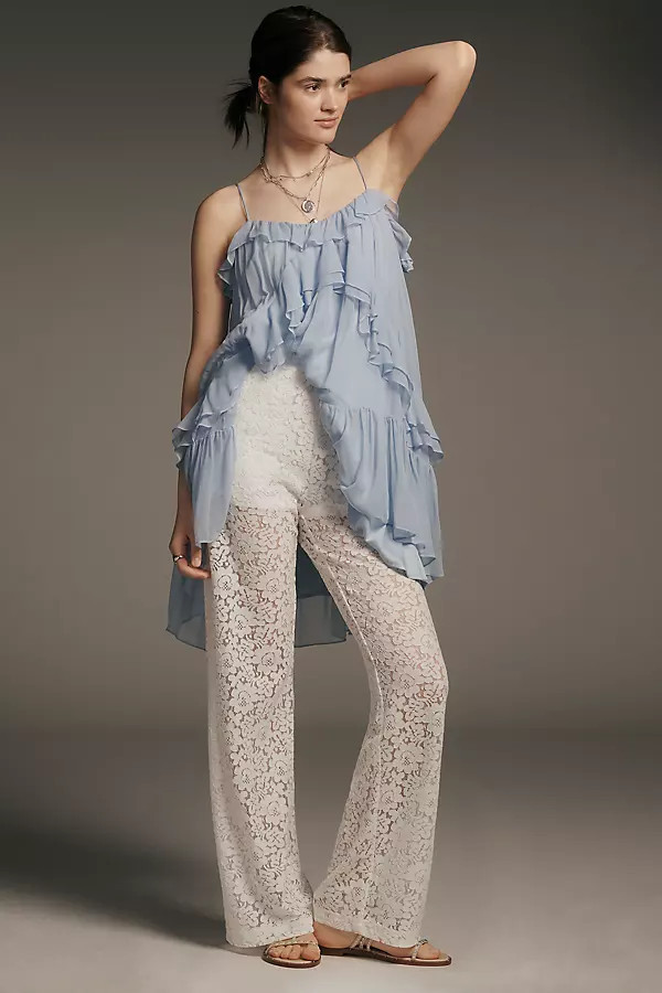Lace Pull-On Pants | Anthropologie (US)