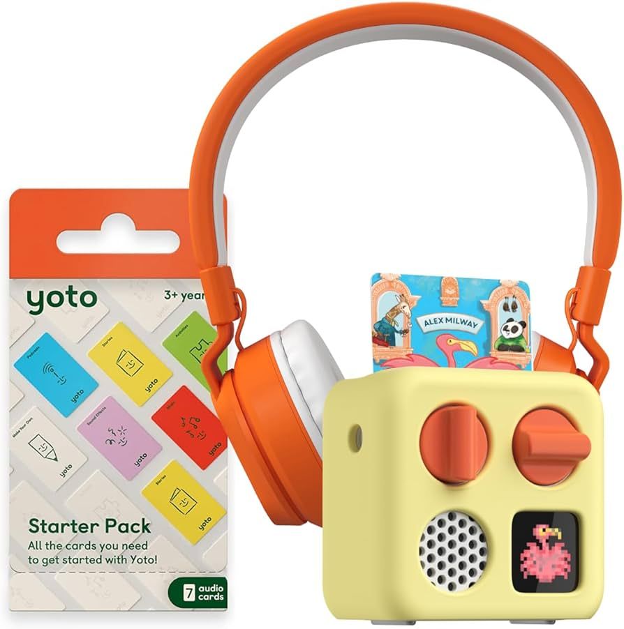 Yoto Mini Travel Bundle with Bluetooth Headphones, Sweet Corn Adventure Jacket & Starter Pack –... | Amazon (US)