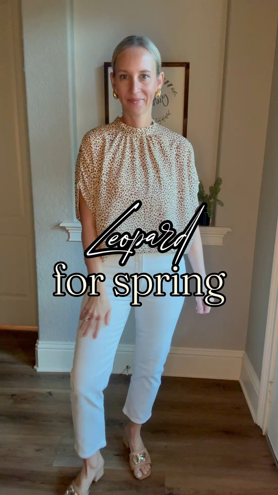 Yes! You can wear leopard in the spring 🐆🤎🤍

#LTKSeasonal #LTKootd #LTKOver40