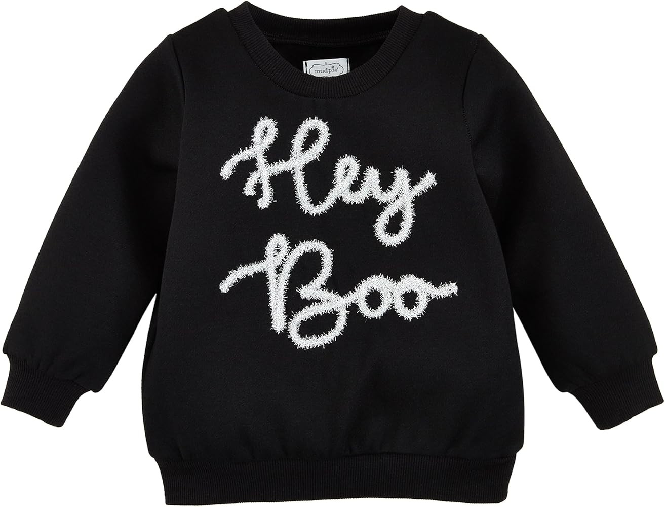 Mud Pie Baby Girl's Toddler Sweatshirt, Hey Boo | Amazon (US)