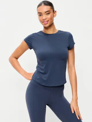 StudioSmooth Short-Sleeve Base Layer Top | Old Navy (US)
