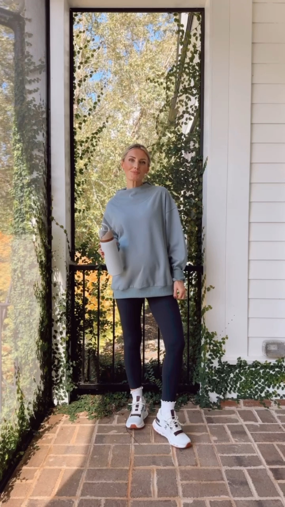 Loving this mockneck from Amazon 👏🏼 it’s so comfy & comes in several colors! Wearing size medium to accommodate the bump. 

Loverly Grey, Amazon find, Amazon fashion, mockneck pullover, leggings outfit ideas, athleisure, activewear 

#LTKootd #LTKFindsUnder50 #LTKActive