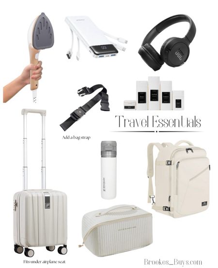 Check out all these travel essentials for your next trip. #travelessentials #smallsuitcase #makeupbag



#LTKU #LTKTravel #LTKFindsUnder100