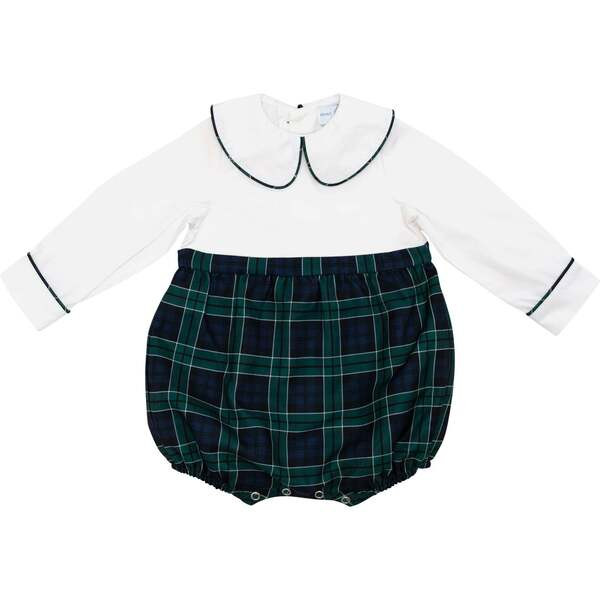 Long Sleeve Beau Bubble, Newbury Tartan | Maisonette