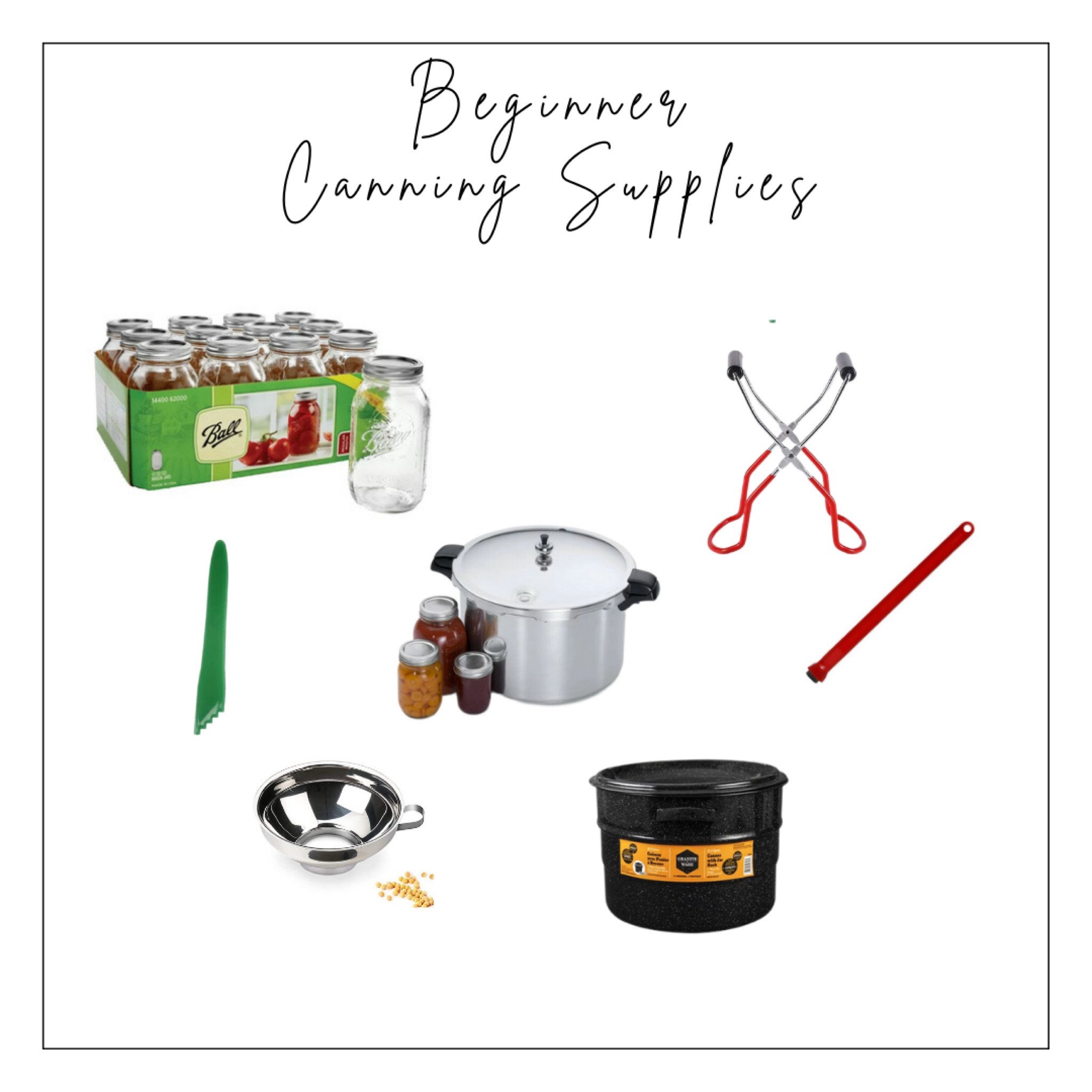 Best canning supplies for beginning canners.

#LTKunder100 #LTKunder50 #LTKhome