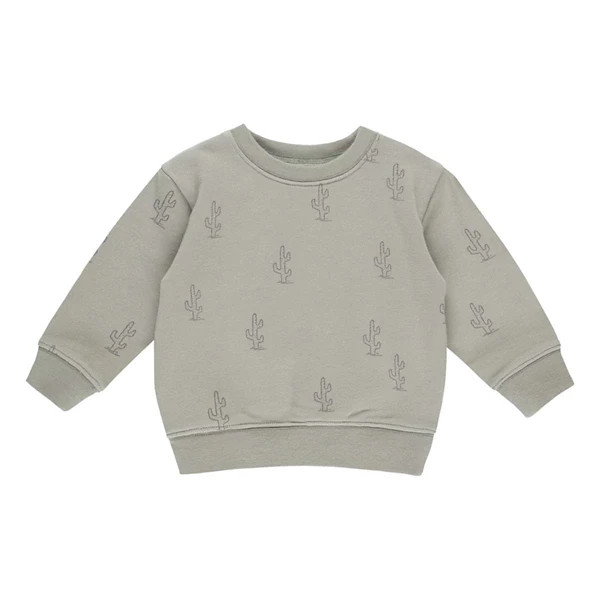 Kids' Rylee + Cru Cactus Crewneck Sweatshirt 6/7 Laurel | Scheels
