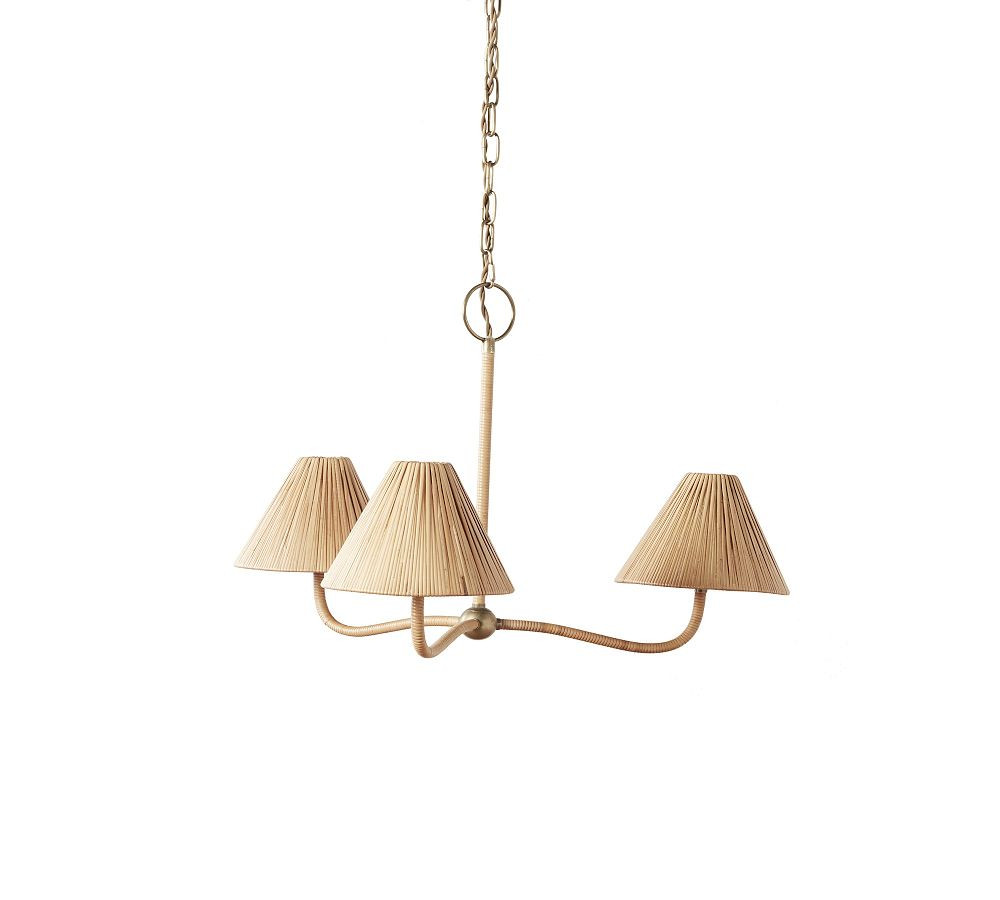Dayna Round Rattan Chandelier | Pottery Barn (US)