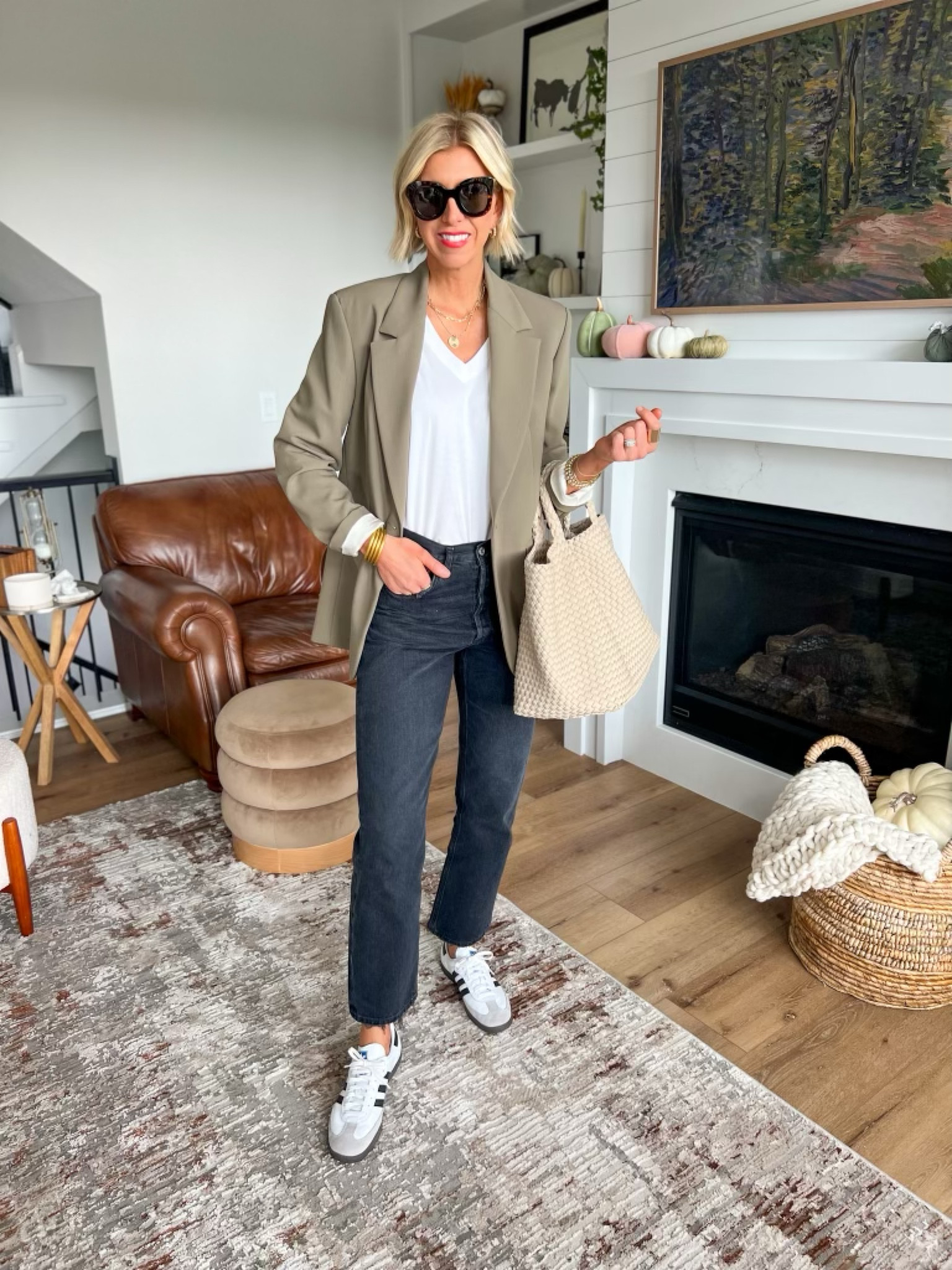 Styled vs wearing, fall style, Sarah Kelly style 

#LTKover40 #LTKSeasonal #LTKstyletip